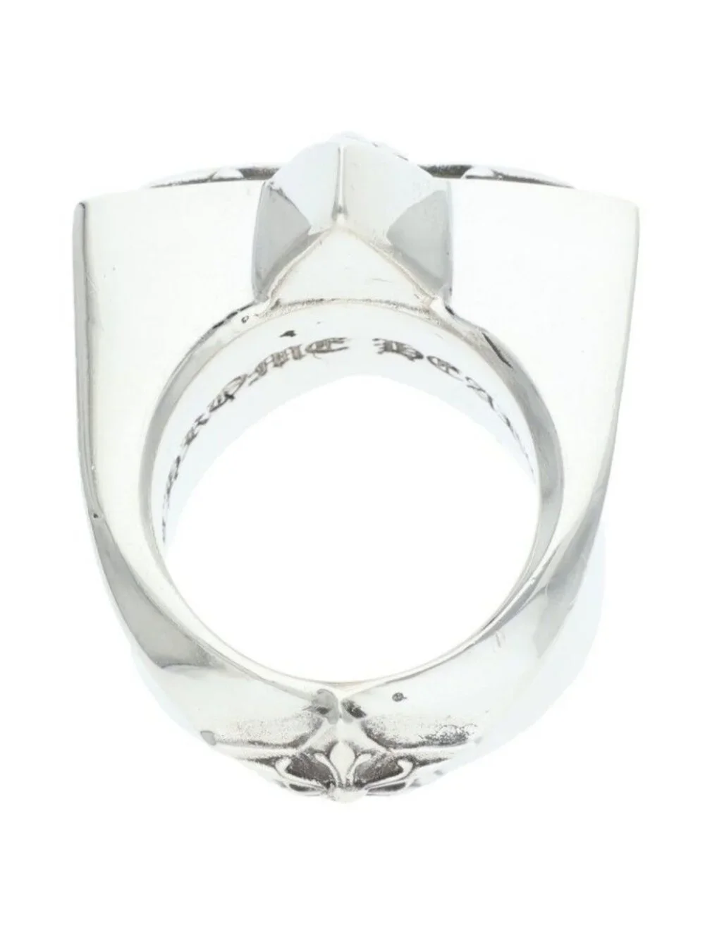 Chrome Hearts Str Large Star Silver Ring